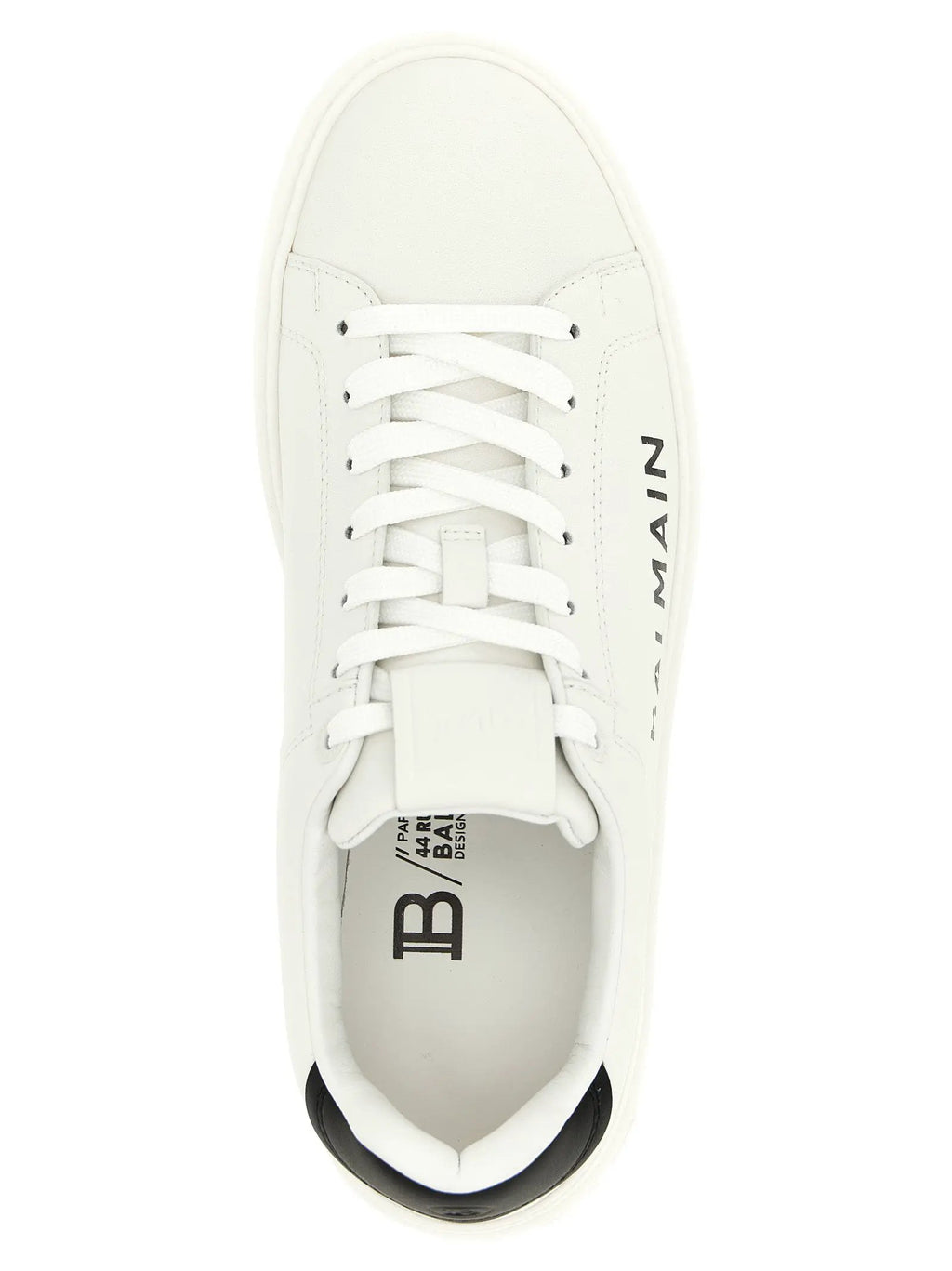 Balmain Bicolor Calfskin Low Top Sneakers