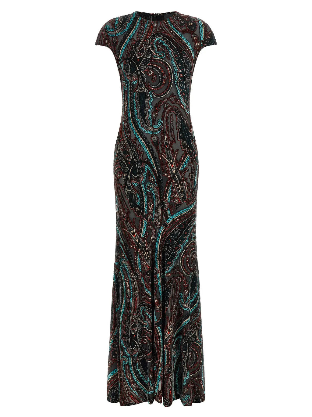 Etro Multicolor Viscose Long Dress