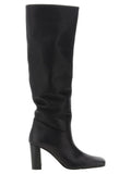 Khaite Black Calfskin Over The Knee