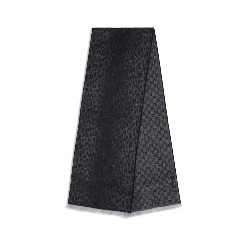 Écharpe en laine grise Gucci Oves Aries