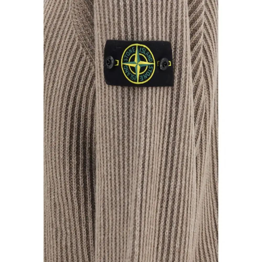 Stone Island Sweat-shirt en cachemire beige