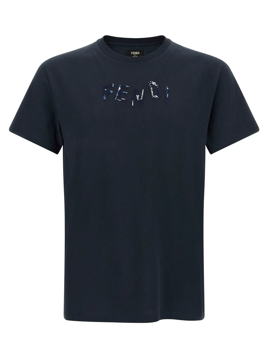Fendi Fendi Blue Cotton T-Shirt