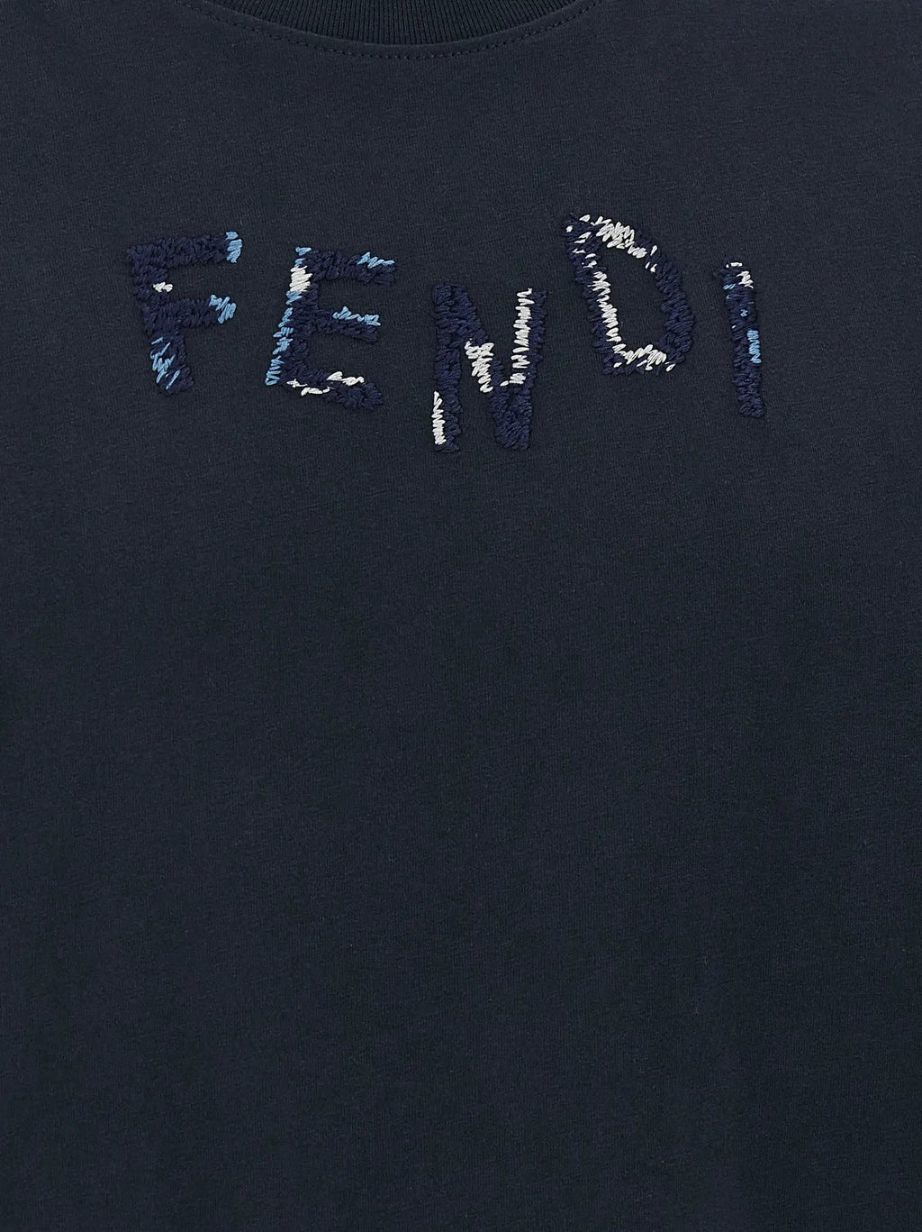 Fendi Fendi Blue Cotton T-Shirt