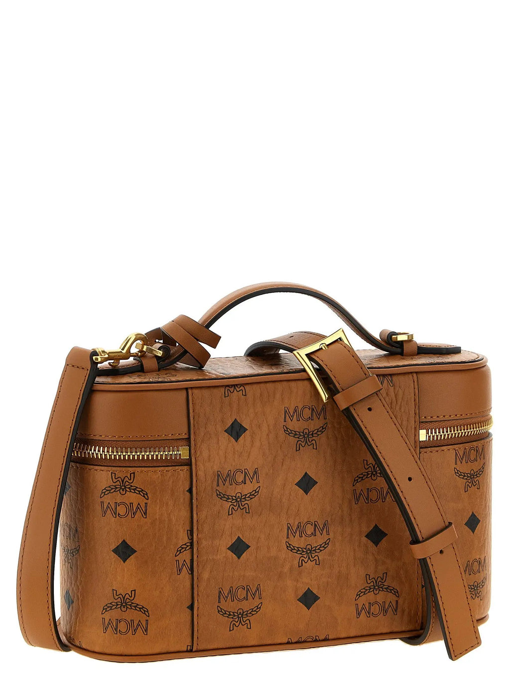 MCM MCM Brown Polyethylene Crossbody Bag