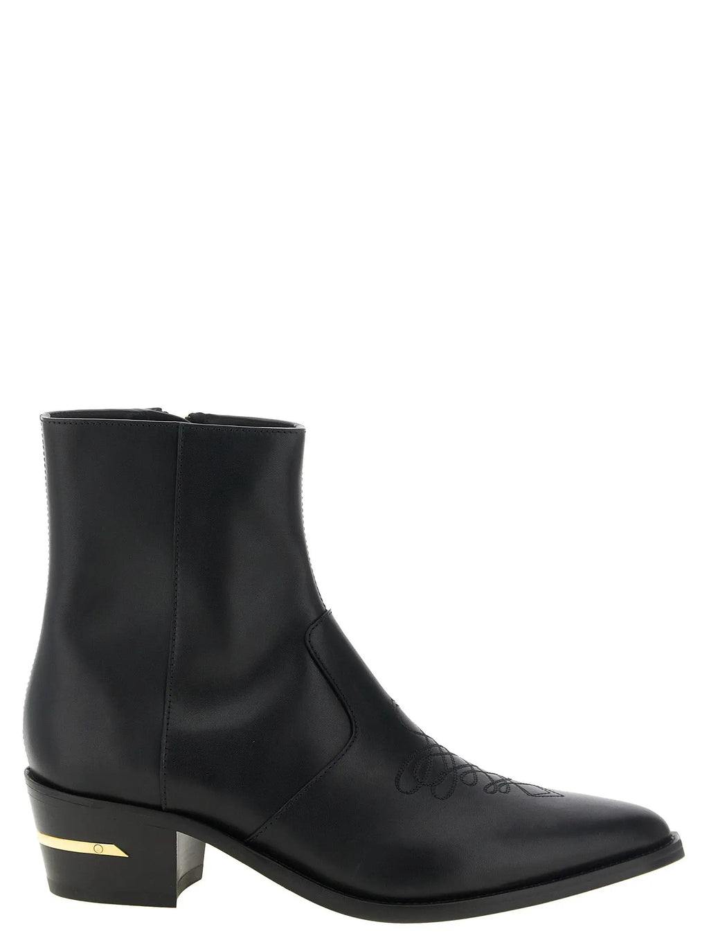 Amiri Amiri Black Calfskin Ankle Boots