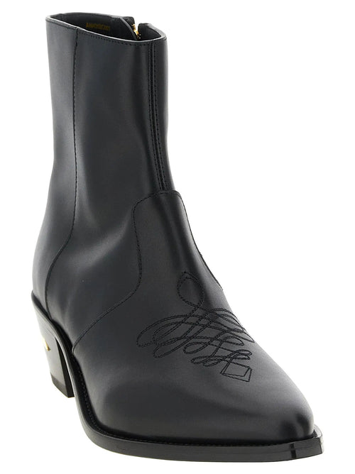 Amiri Amiri Black Calfskin Ankle Boots