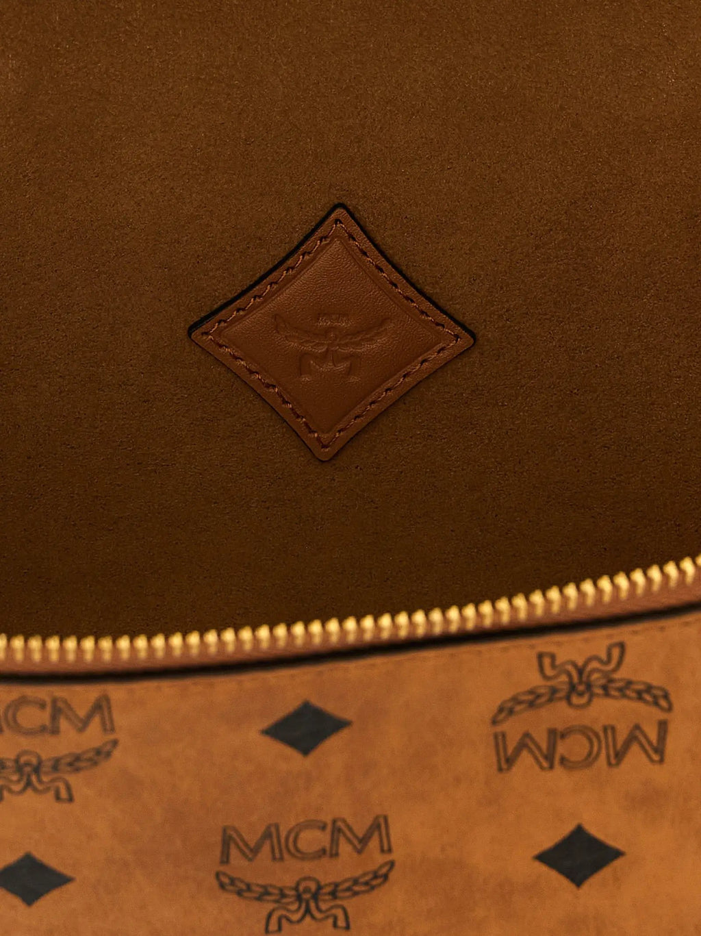 MCM MCM Brown Polyethylene Crossbody Bag
