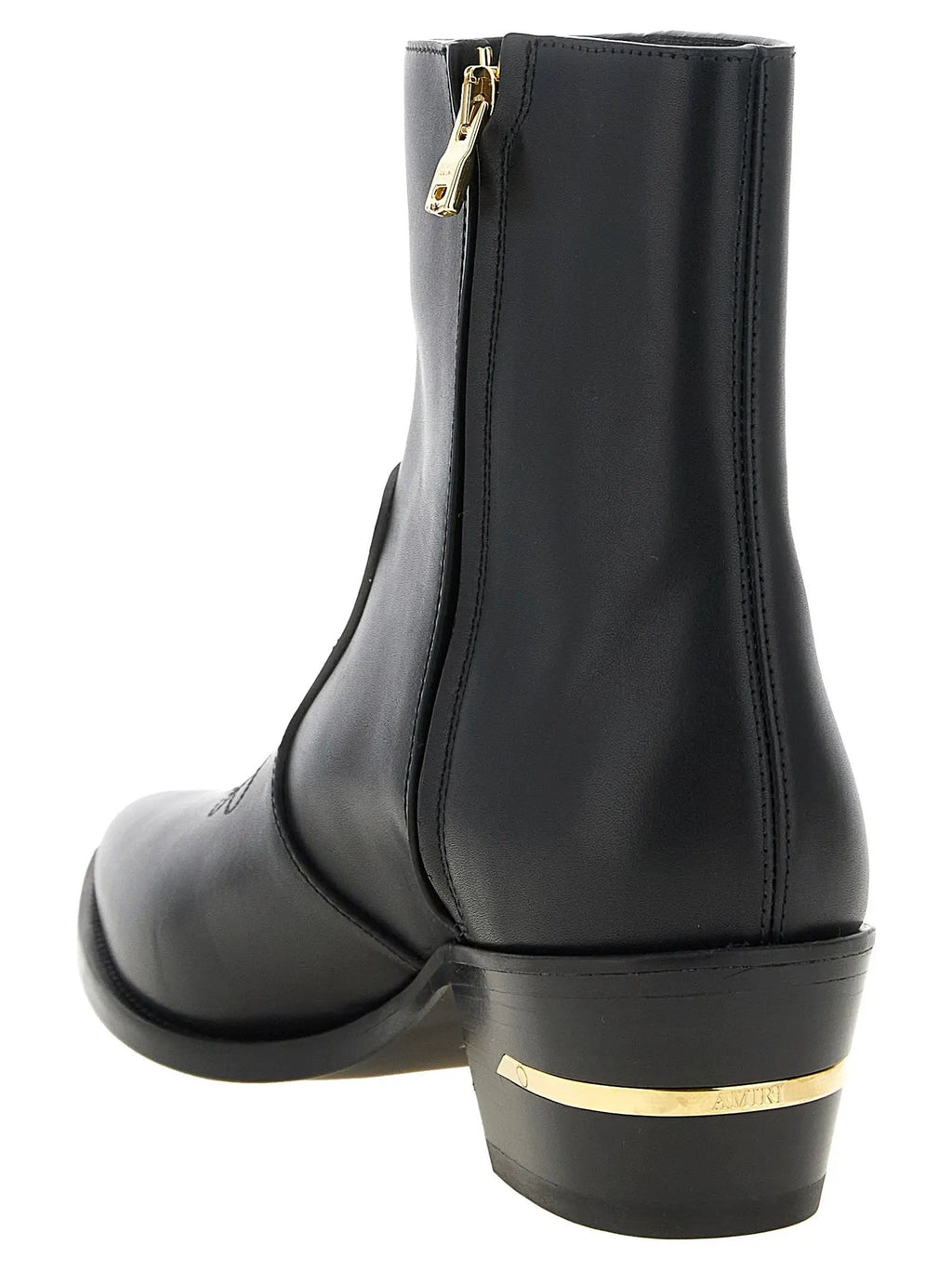 Amiri Amiri Black Calfskin Ankle Boots