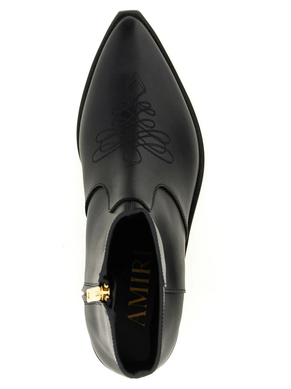 Amiri Amiri Black Calfskin Ankle Boots
