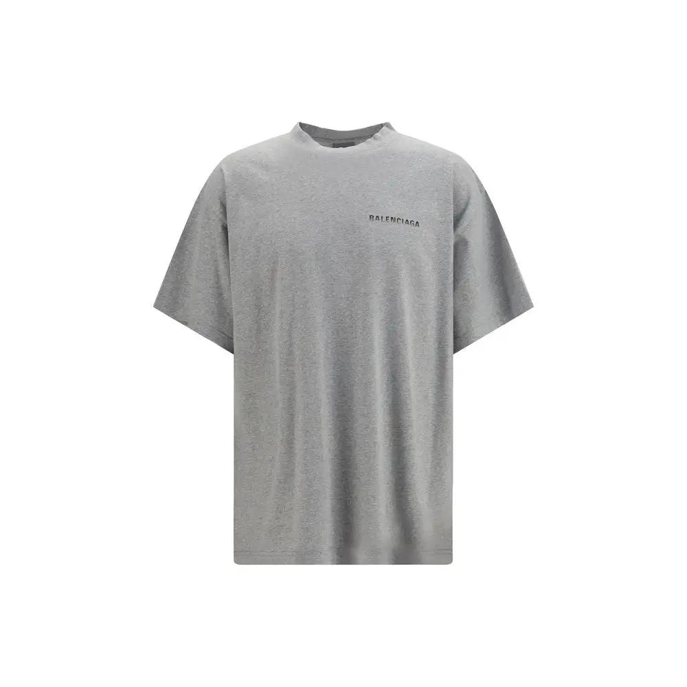 Balenciaga Balenciaga Gray Cotton T-Shirt