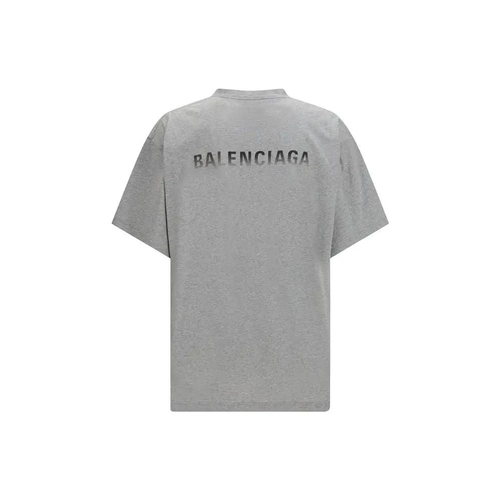 T-shirt Balenciaga en coton gris