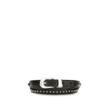 Our Legacy Our Legacy Black Calf Leather Bos Taurus Regular Belt