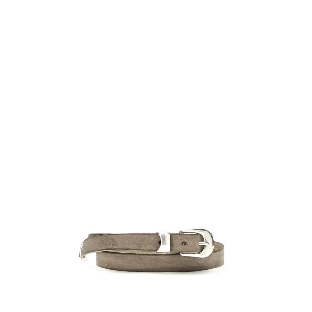 Notre ceinture fine en cuir de veau marron Bos Taurus Legacy