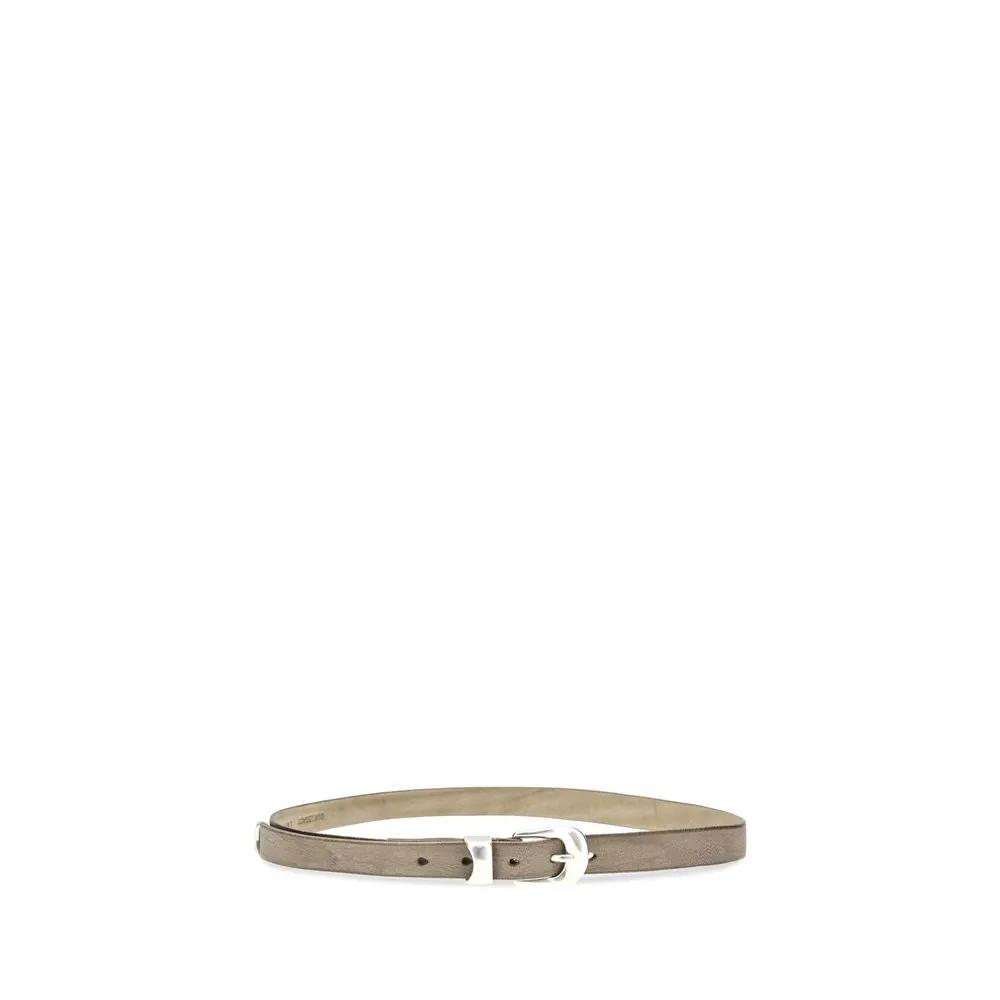 Our Legacy Our Legacy Brown Calf Leather Bos Taurus Thin Belt