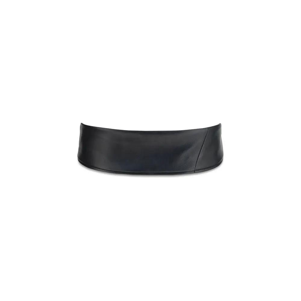 Jacquemus Jacquemus Black Calf Leather Bos Taurus High-Waist Belt