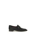 Mocassins à enfiler en cuir de veau noir Bos Taurus Chloé