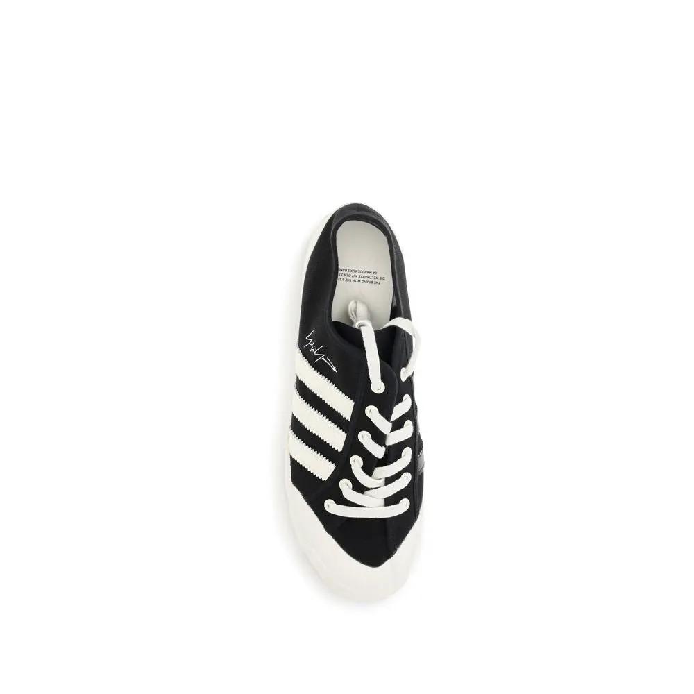Y-3 Y-3 Black Fabric Low Top Sneakers