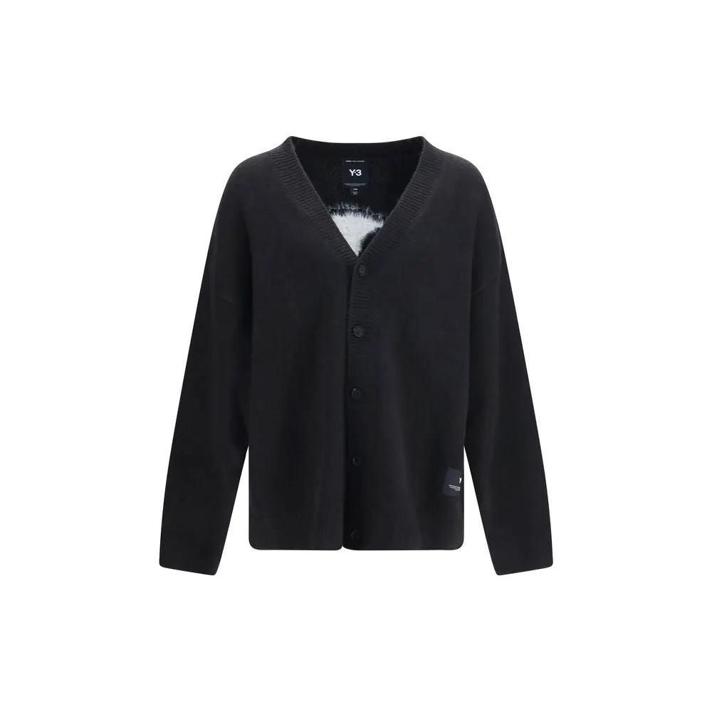 Y-3 Black Polyamide Cardigan