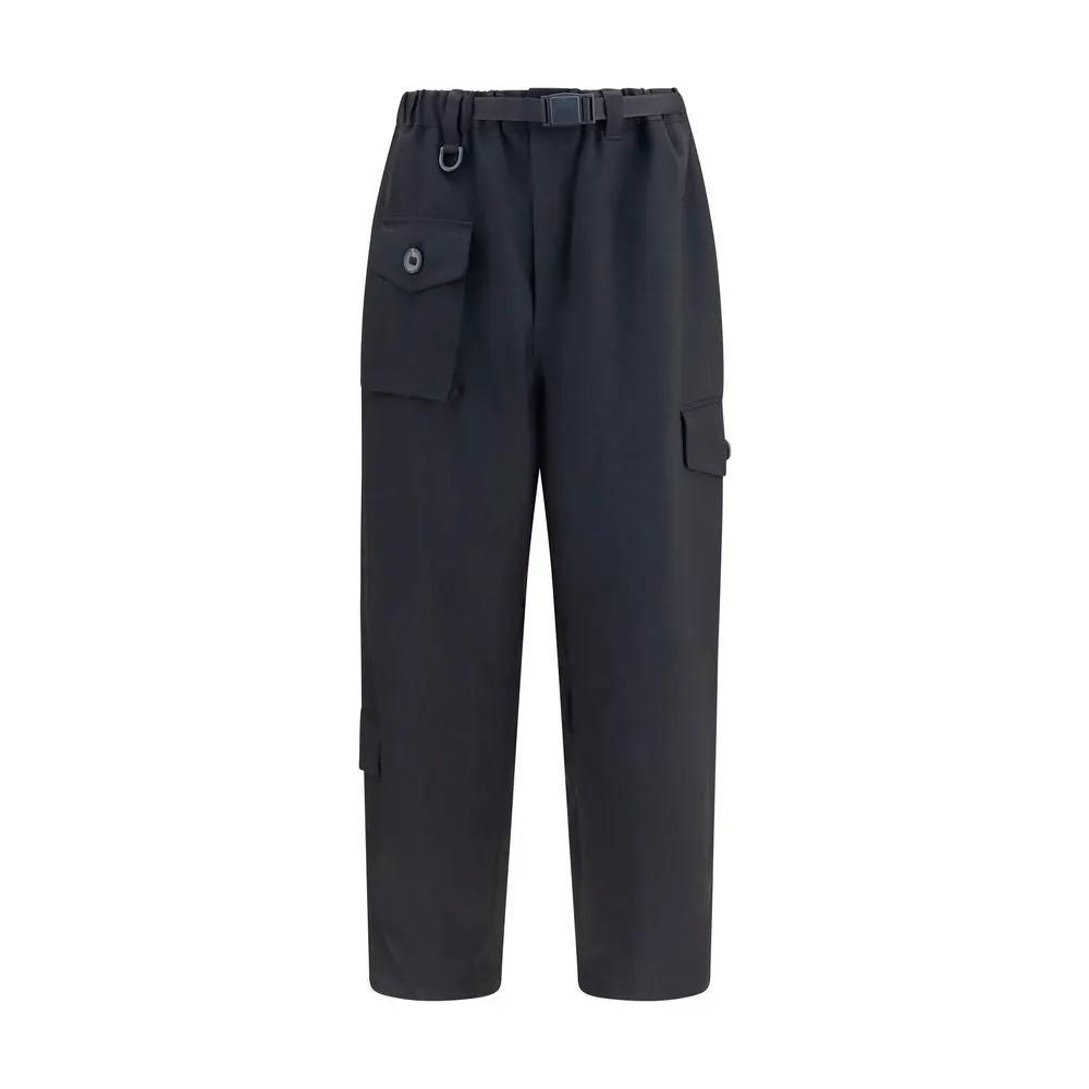 Y-3 Y-3 Black Polyester Athletic Pants