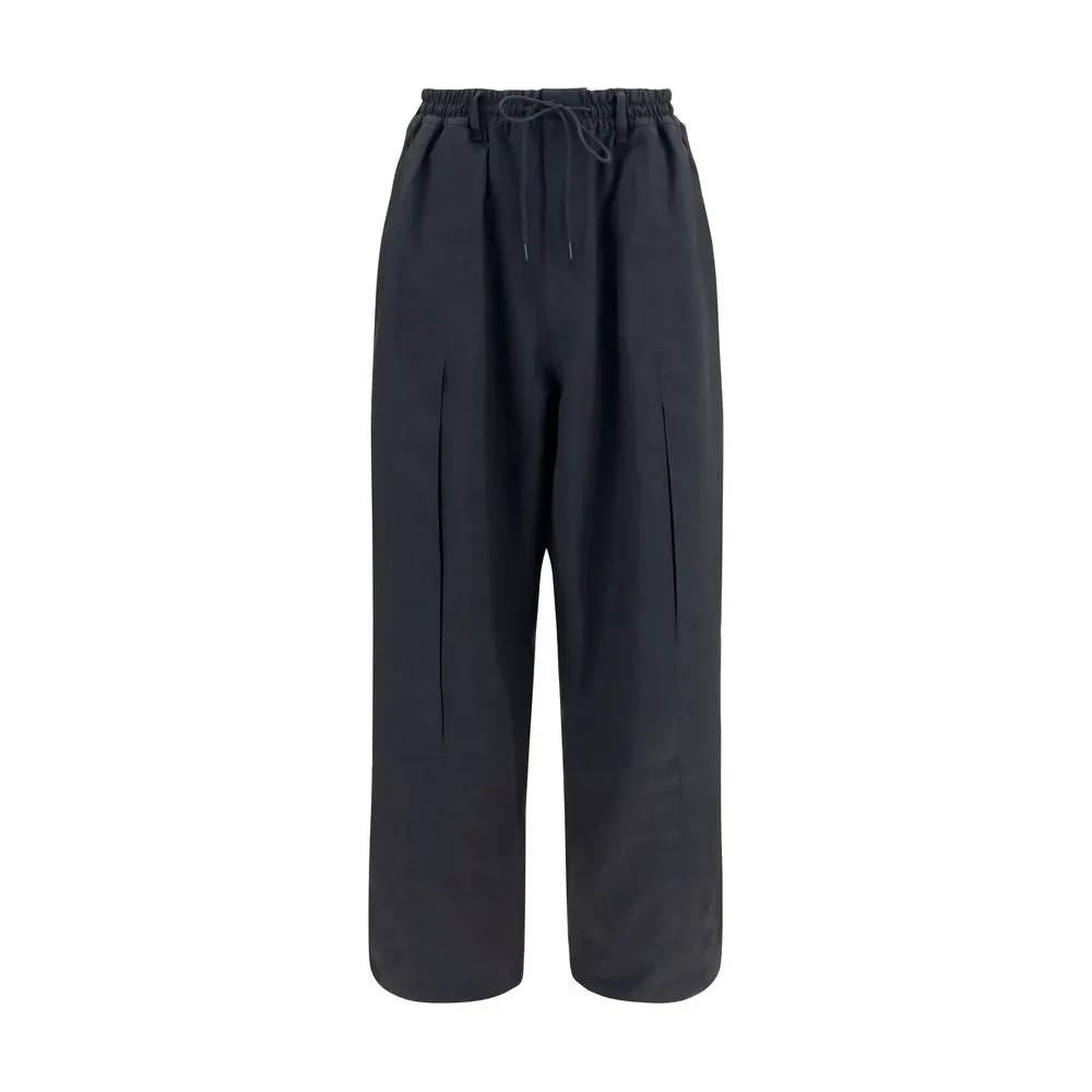 Y-3 Y-3 Black Polyester Joggers (Workout Pants)