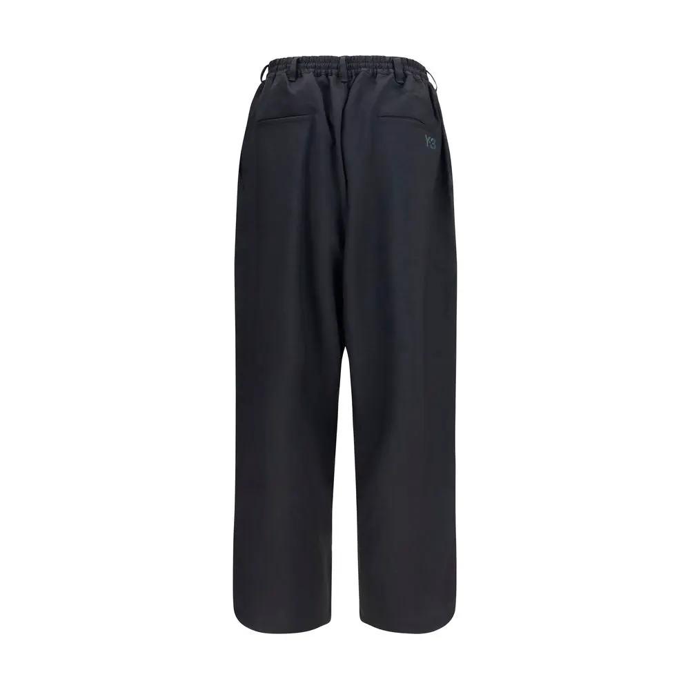Y-3 Y-3 Black Polyester Joggers (Workout Pants)