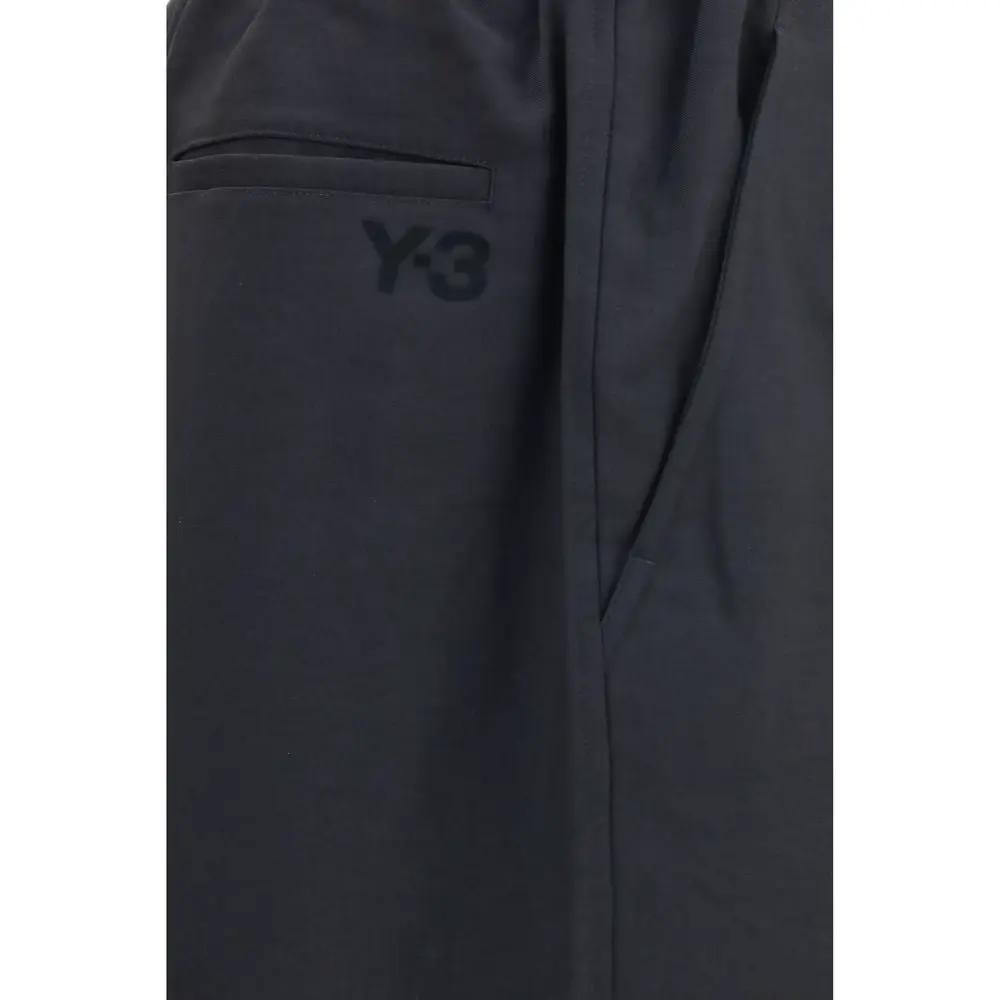 Y-3 Y-3 Black Polyester Joggers (Workout Pants)