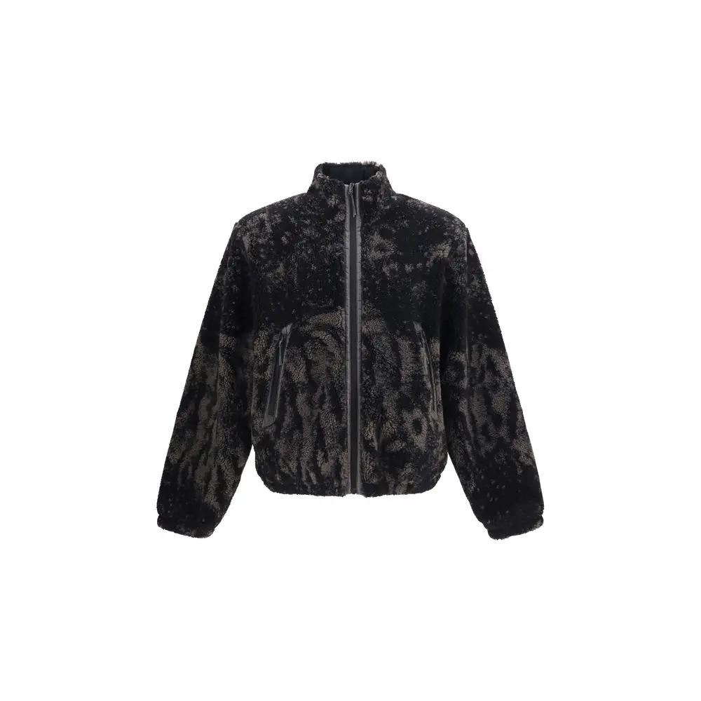 ROA Brown Polyester Full-Length Jacket