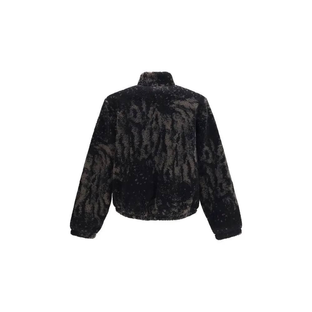 ROA Brown Polyester Full-Length Jacket