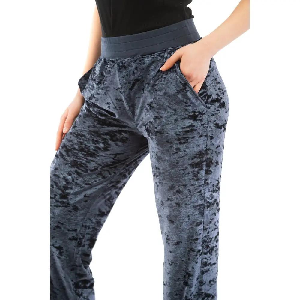 Pantalon décontracté Moschino en polyester bleu