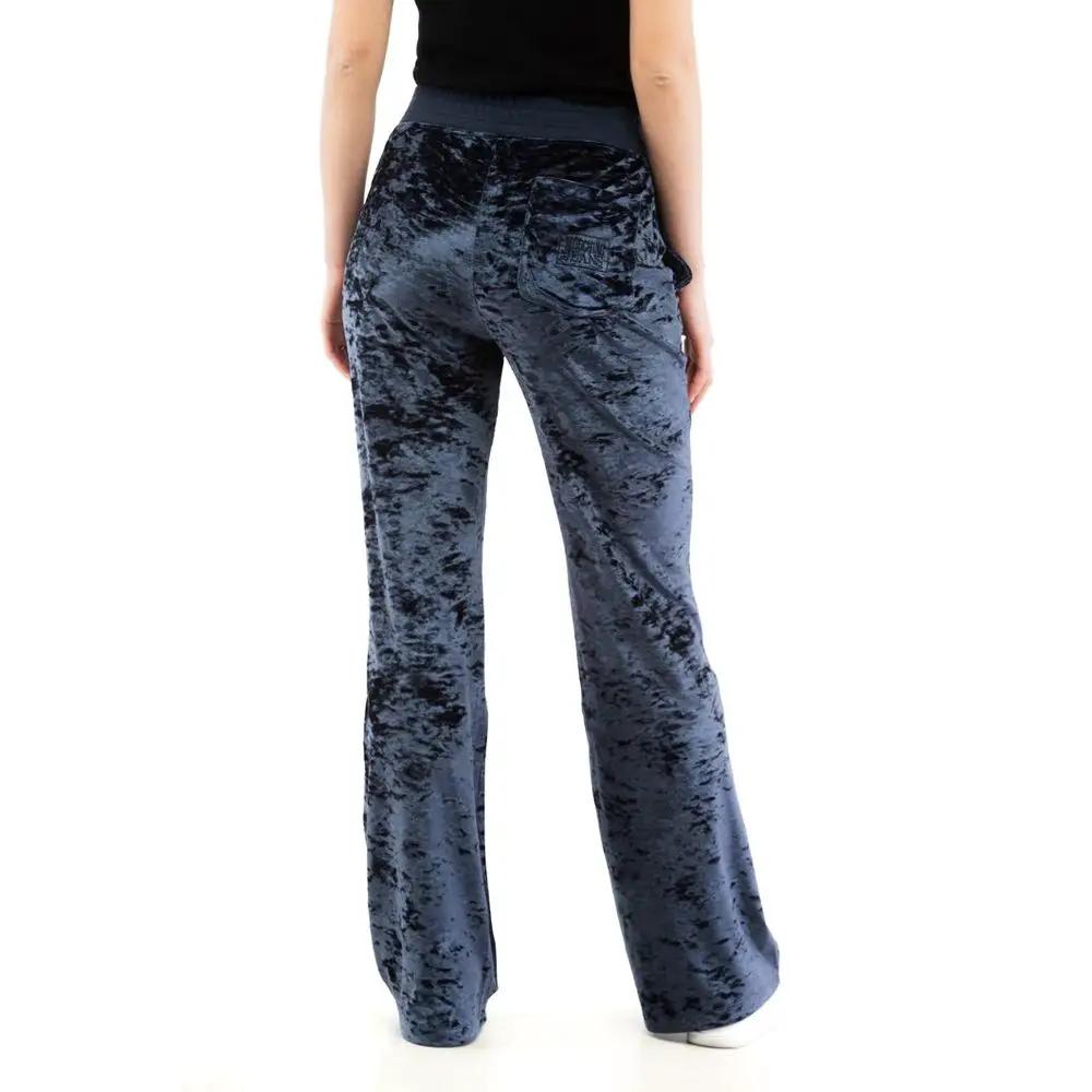 Moschino Moschino Blue Polyester Casual Pants