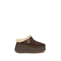 Chloé Chloé Brown Calf Leather Bos Taurus Mules