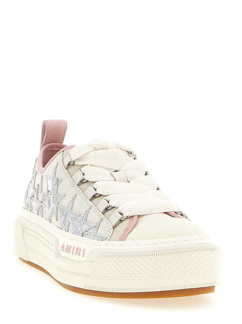 Baskets basses Amiri en cuir de vachette multicolore