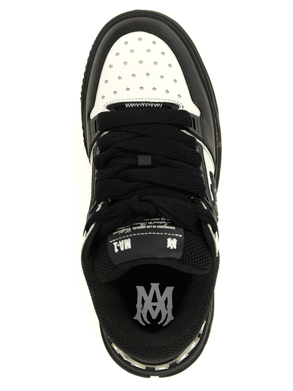 Amiri Bicolor Bovine Leather Athletic Sneakers