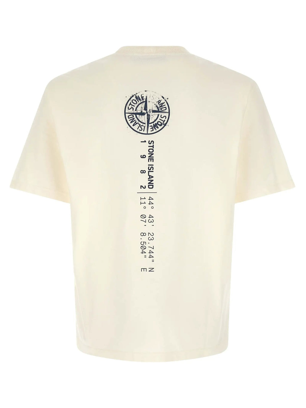 T-shirt Stone Island en coton bleu