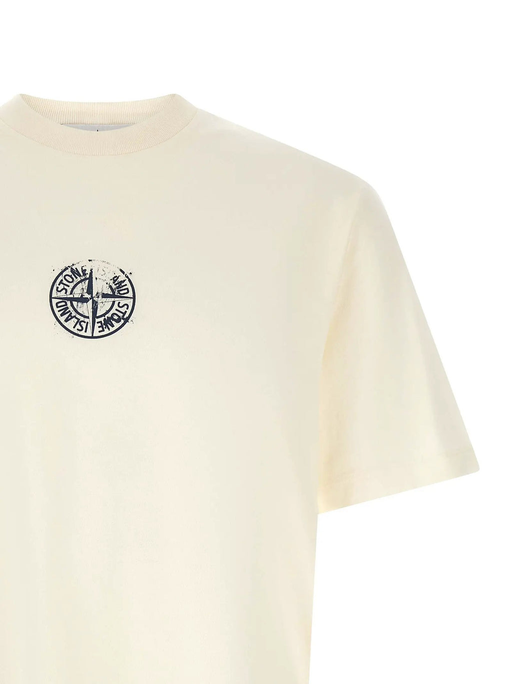T-shirt Stone Island en coton bleu