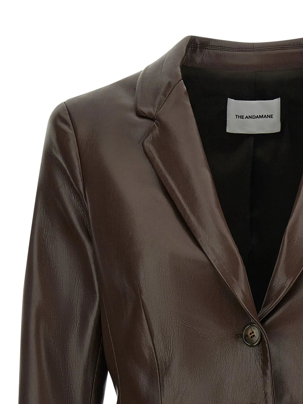 The Andamane Brown Polyester Blazer