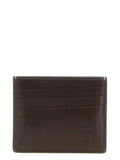 Porte-cartes Brunello Cucinelli en cuir de veau marron