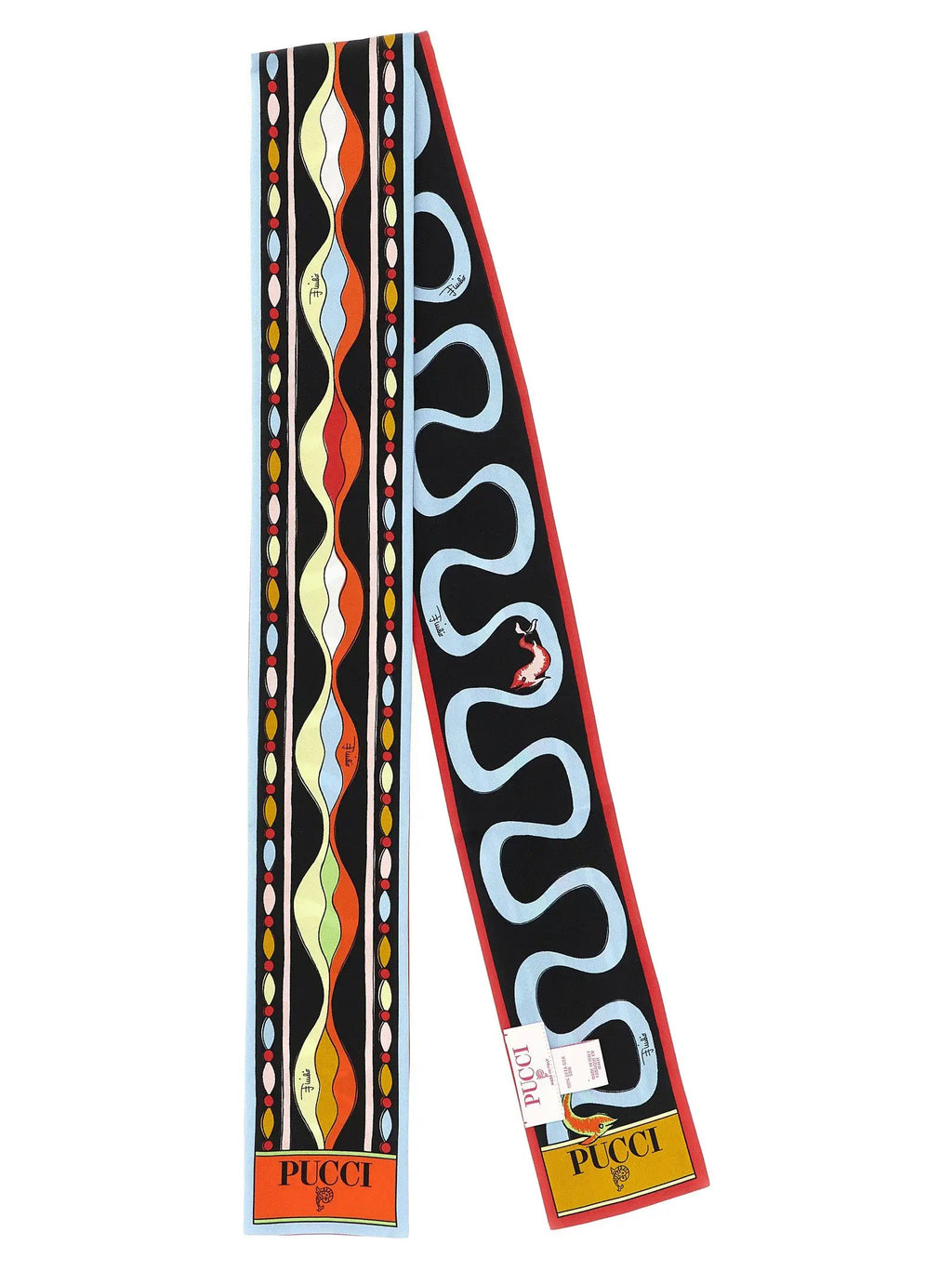 Foulard en soie multicolore Emilio Pucci