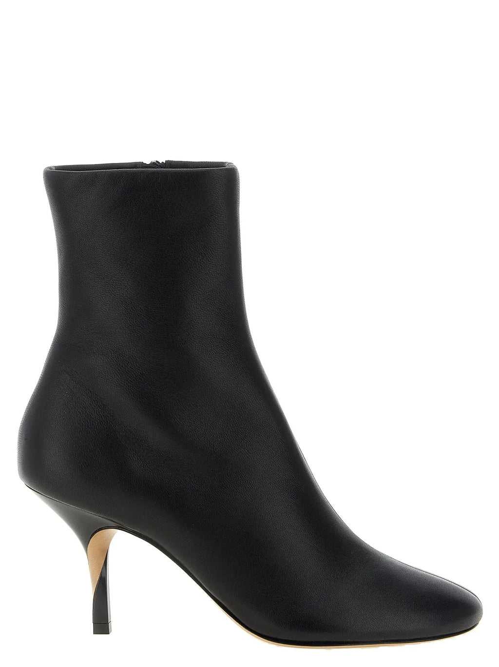 Jacquemus Black Lamb Leather Ankle Boots