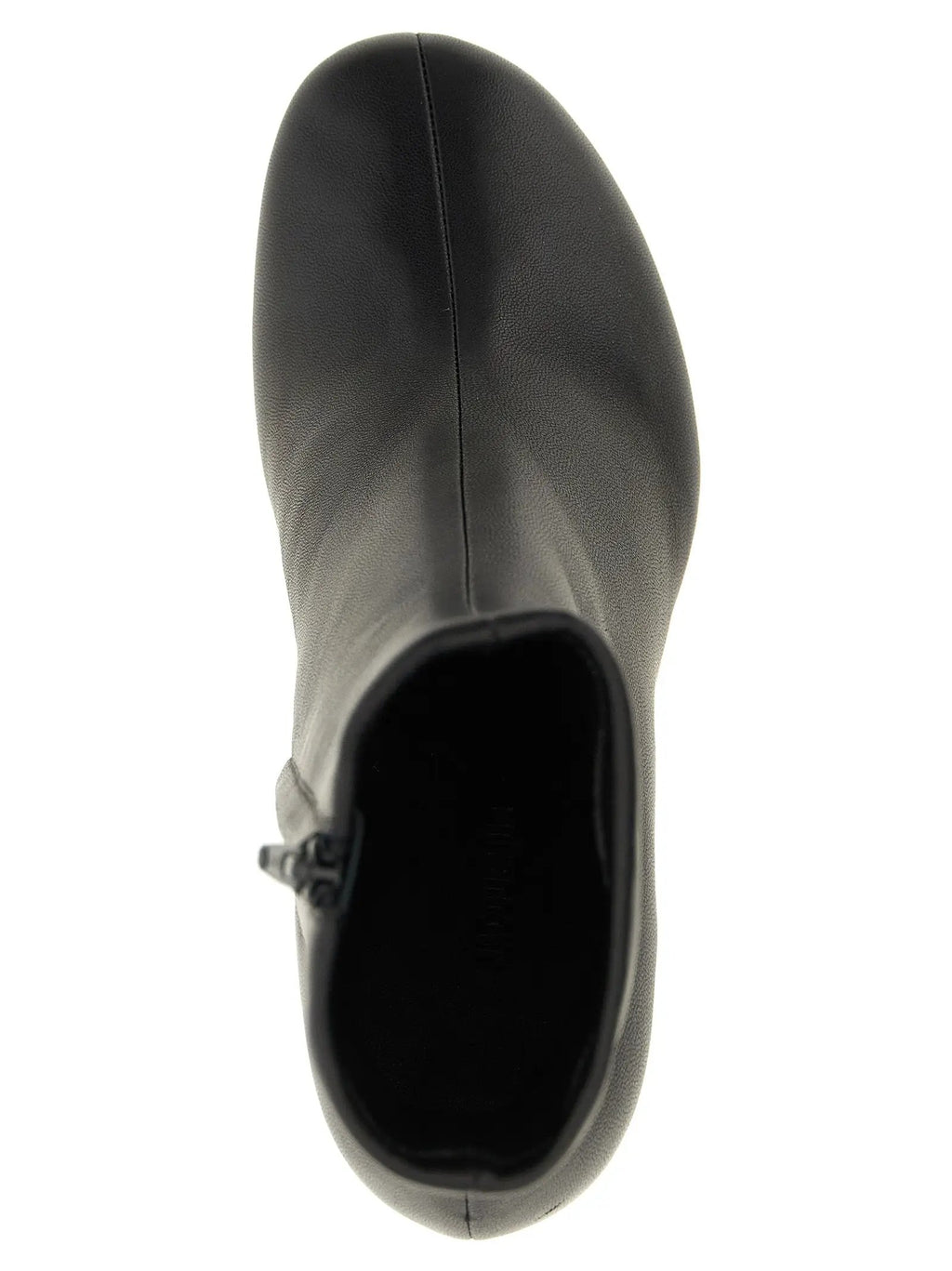 Jacquemus Black Lamb Leather Ankle Boots