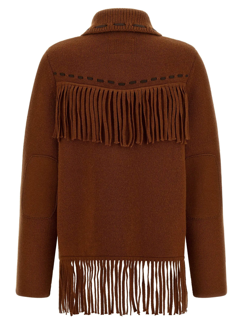 Guest in Residence Brown Wool Full-Length Jacket