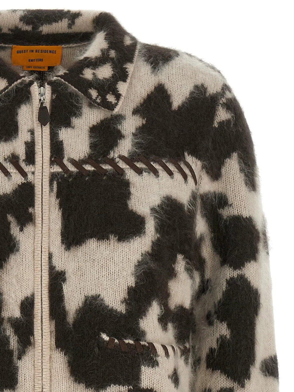 Guest in Residence Brown Cashmere Full-Length Jacket