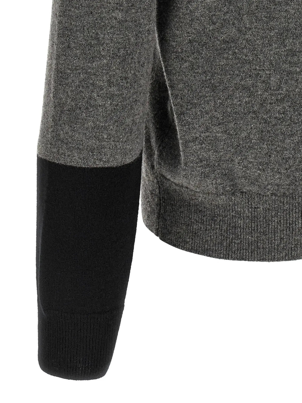 Comme Des Garçons Gray Wool Cardigan