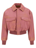 Diesel Multicolor Lamb Leather Leather Jacket