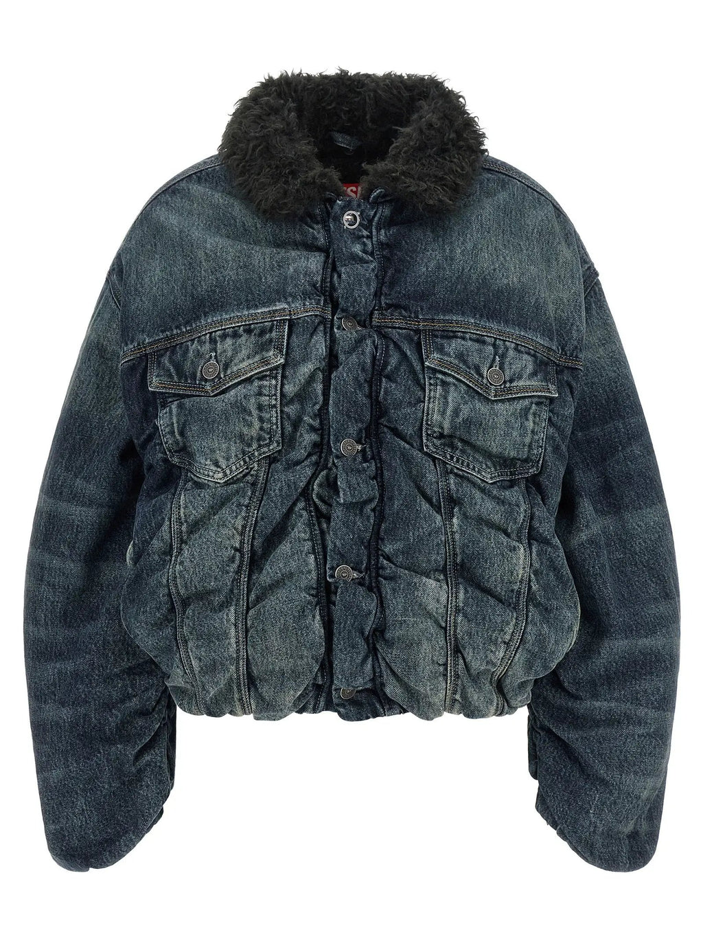 Diesel Blue Cotton Denim Jacket