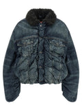 Diesel Blue Cotton Denim Jacket