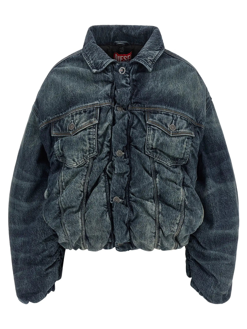 Diesel Blue Cotton Denim Jacket