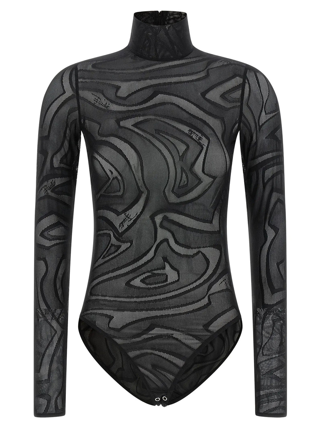 Emilio Pucci Black Polyamide Bodysuit