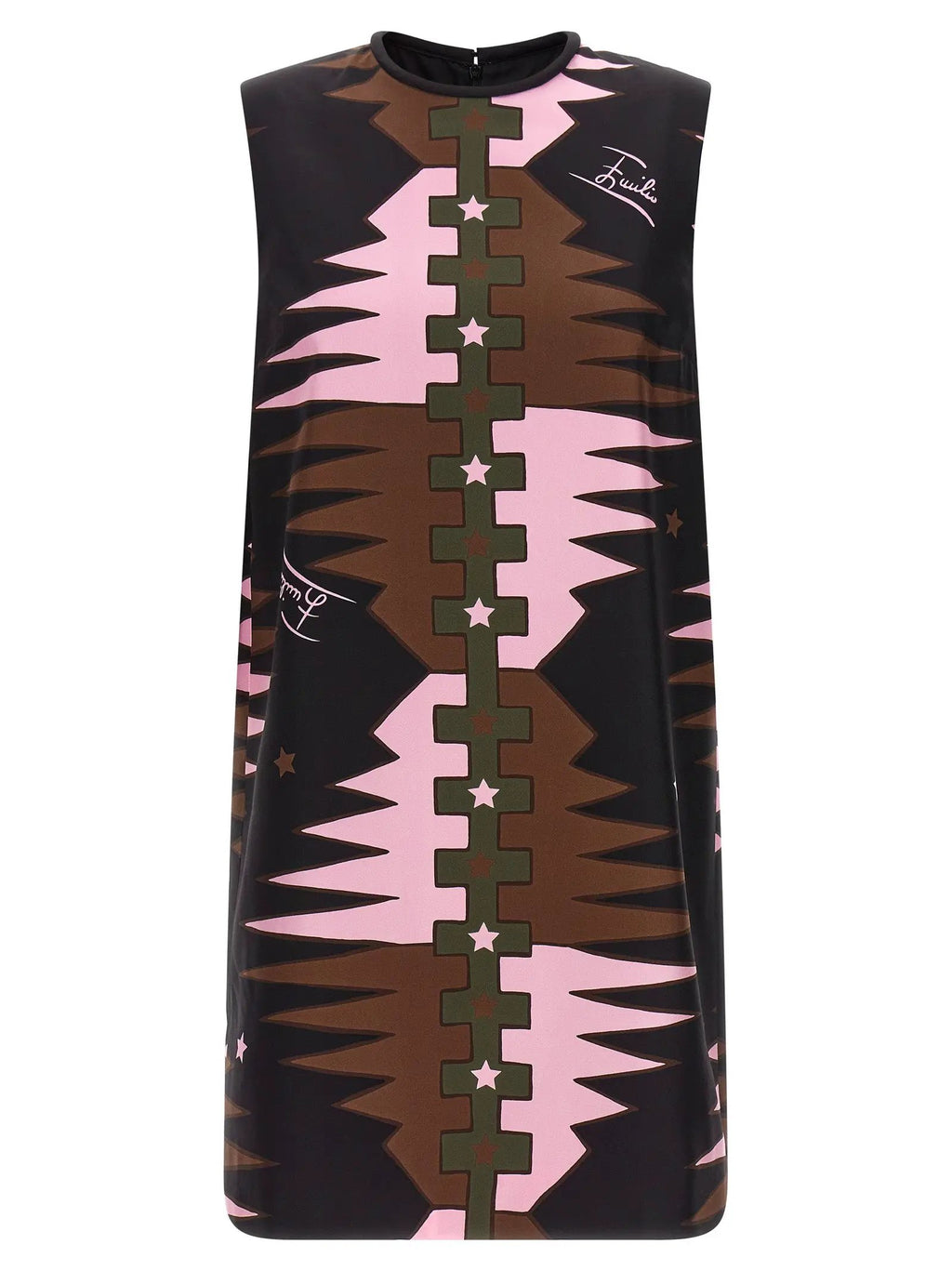 Emilio Pucci Multicolor Silk Short Dress