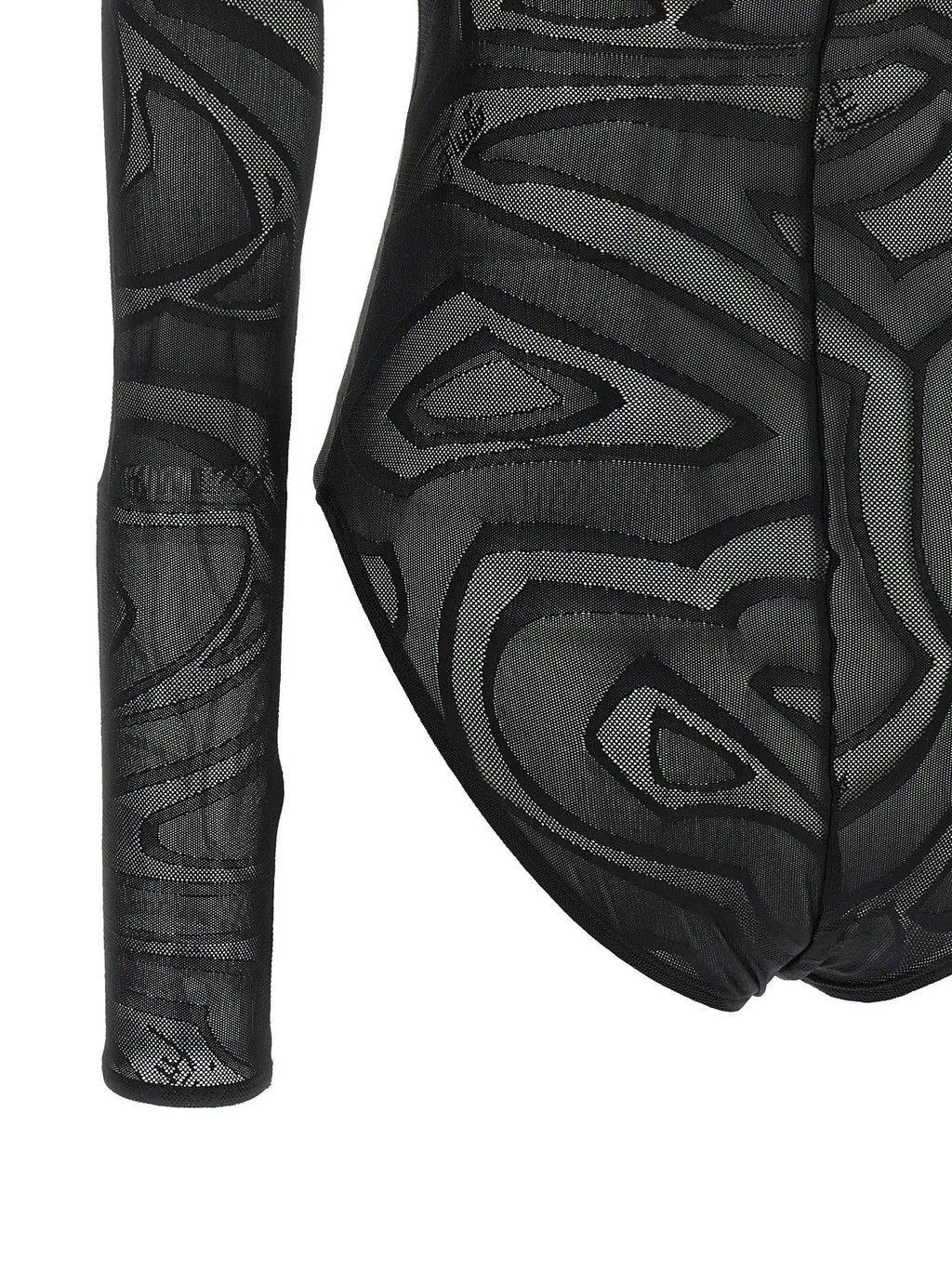 Emilio Pucci Black Polyamide Bodysuit